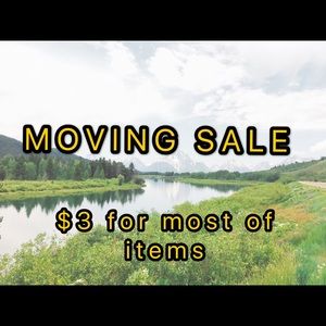 Moving sale